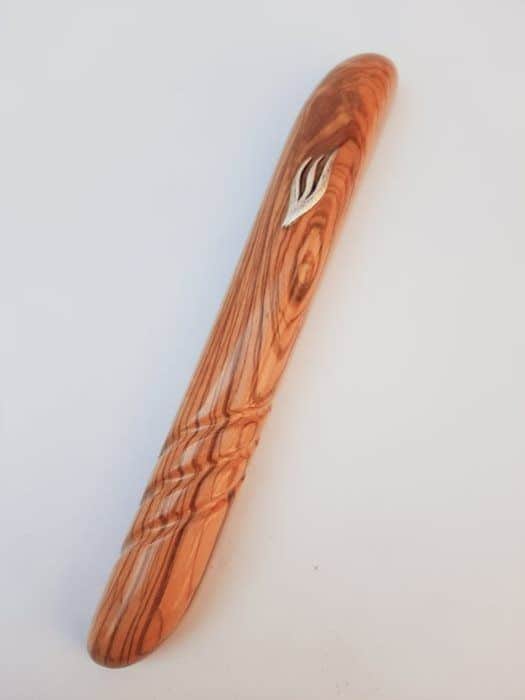 45 בית מזוזה 15 עץ זית חריטה